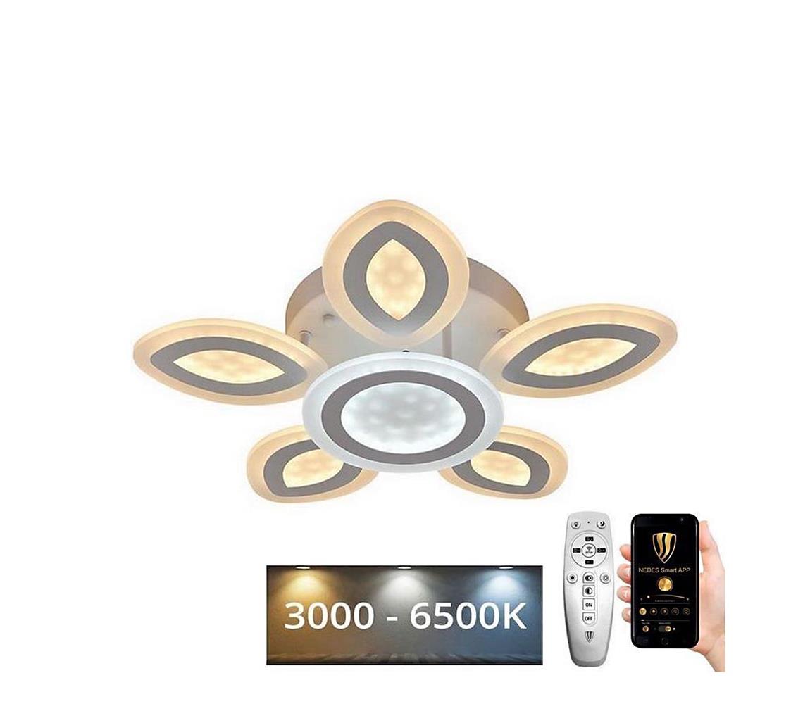  LED Stmievateľný prisadený luster LED/95W/230V 3000-6500K + diaľkové ovládanie 