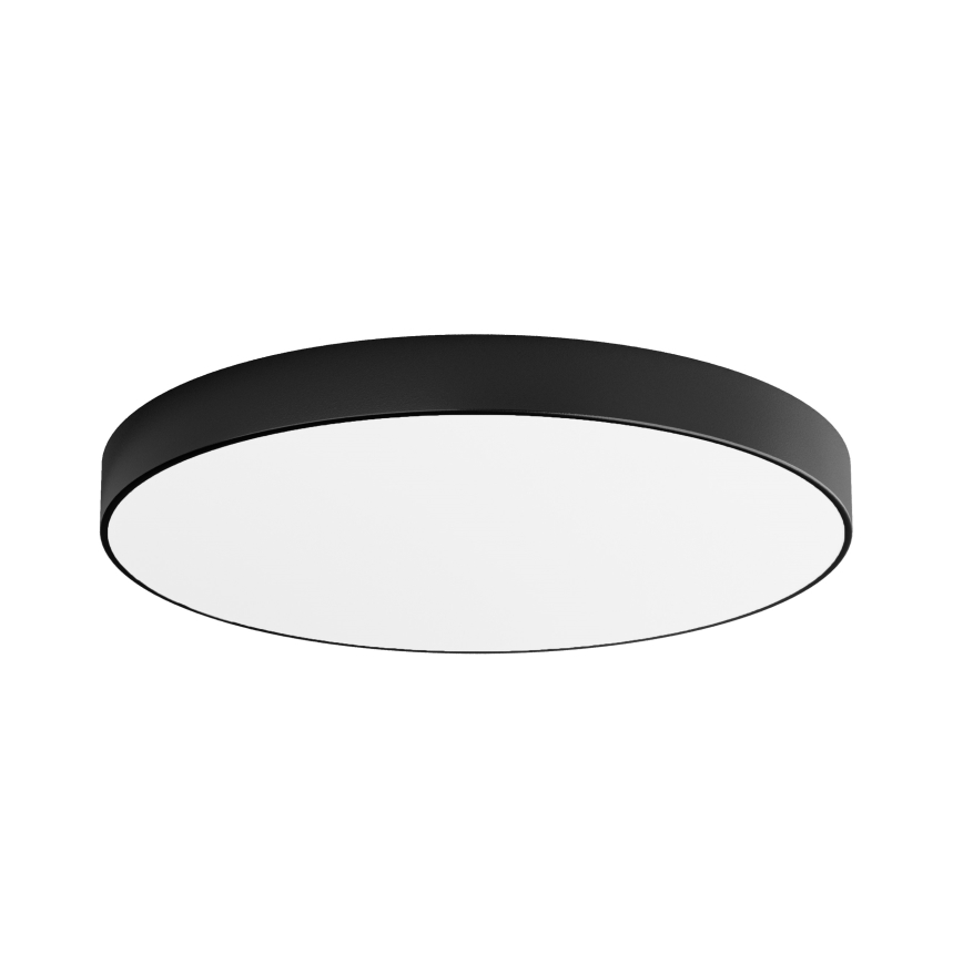 LED Stropné svietidlo CLEO LED/96W/230V 3000K pr. 80 cm čierna