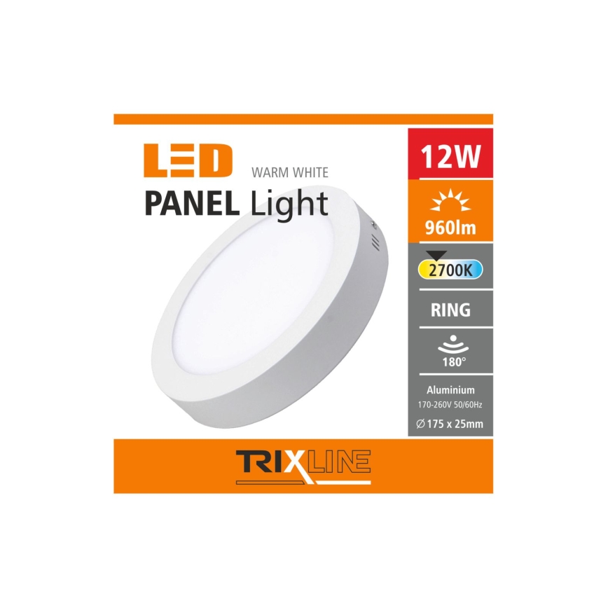 LED Stropné svietidlo LED/12W/230V