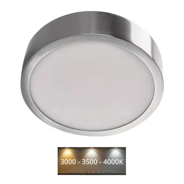 LED Stropné svietidlo NEXXO LED/12,5W/230V 3000/3500/4000K pr. 17 cm chróm