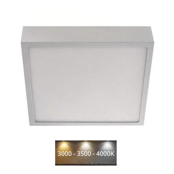 LED Stropné svietidlo NEXXO LED/21W/230V 3000/3500/4000K 22,5x22,5 cm biela