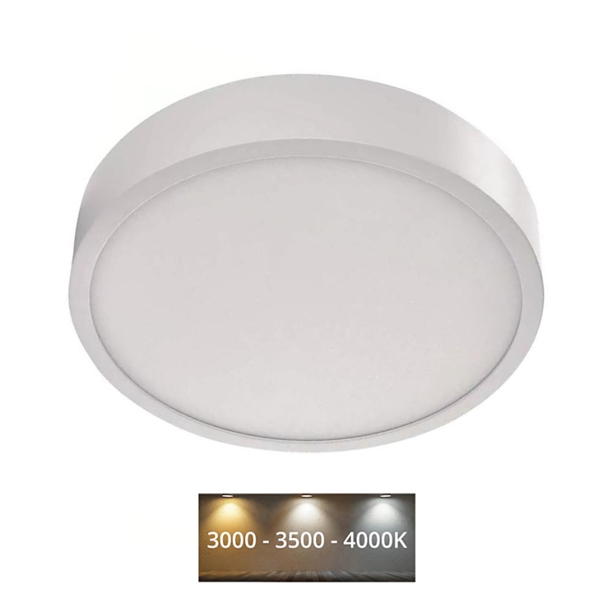 LED Stropné svietidlo NEXXO LED/21W/230V 3000/3500/4000K pr. 22,5 cm biela