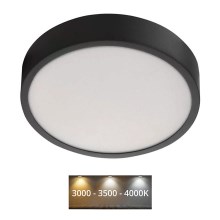 LED Stropné svietidlo NEXXO LED/21W/230V 3000/3500/4000K pr. 22,5 cm čierna