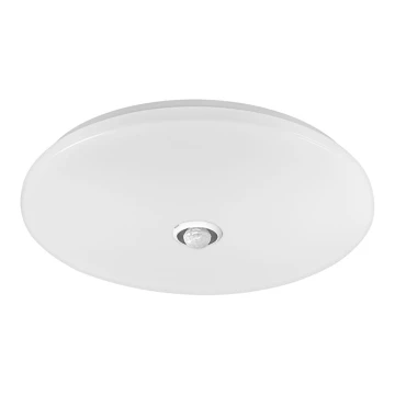 LED Stropné svietidlo s PIR senzorom PLAIN LED/18W/230V 3000K