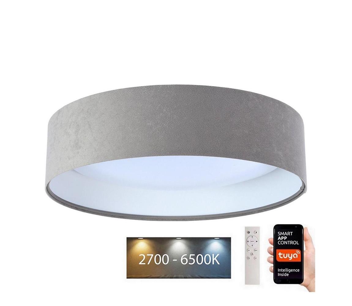  LED Stropné svietidlo SMART GALAXY LED/36W/230V Wi-Fi Tuya šedá/biela + DO 