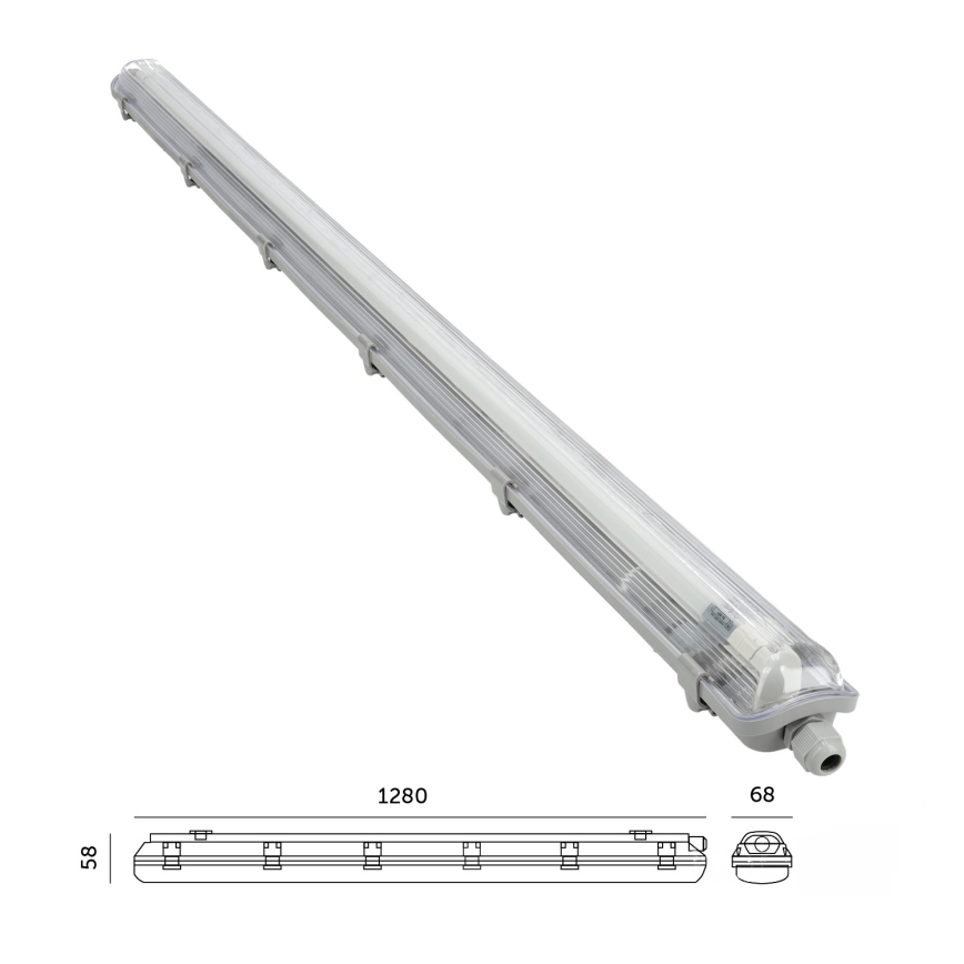 LED Technické žiarivkové svietidlo T8 1xG13/18W/230V 4000K IP65 128 cm