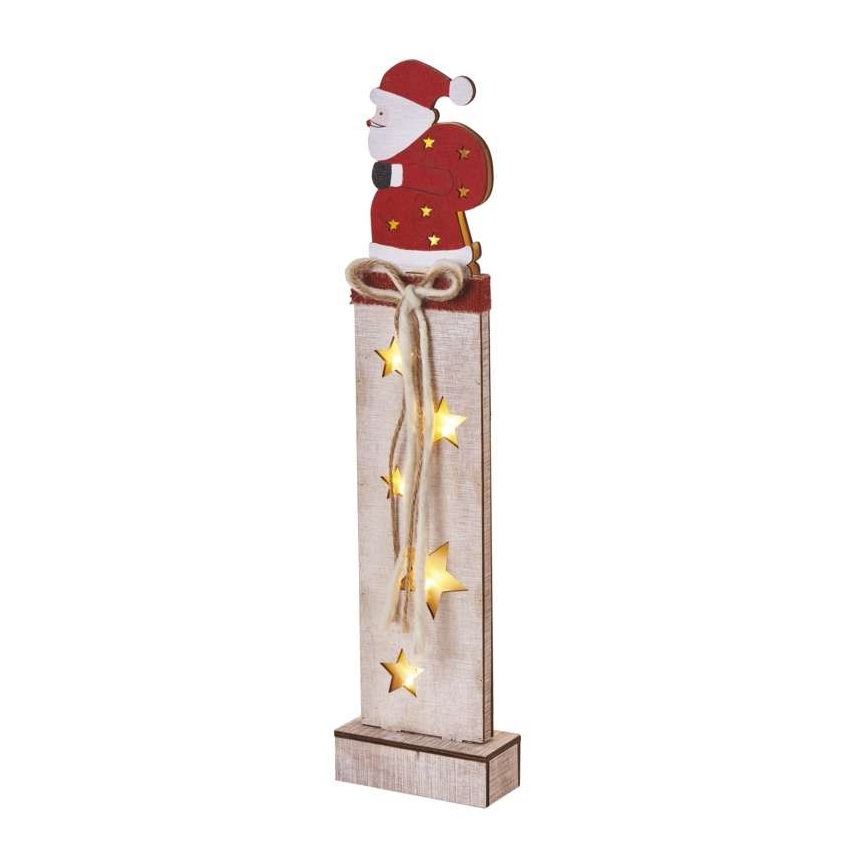 LED Vianočná dekorácia  7xLED/2xAA santa
