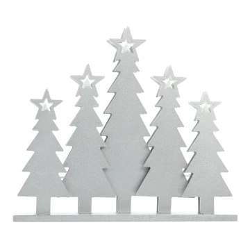 LED Vianočná dekorácia LED/2xAAA stromčeky