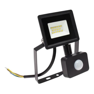 LED Vonkajší reflektor so senzorom NOCTIS LUX 3 LED/10W/230V 4000K IP44 čierna