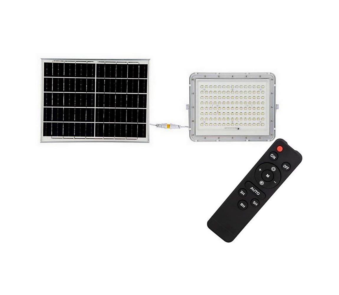  LED Vonkajší solárny reflektor LED/20W/3,2V 4000K biela + DO 