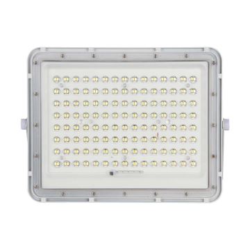 LED Vonkajší solárny reflektor LED/20W/3,2V 4000K biela IP65 + diaľkové ovládanie