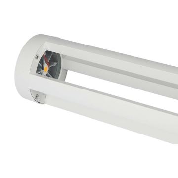 LED Vonkajšia lampa LED/10W/230V 80cm 3000K IP65 biela