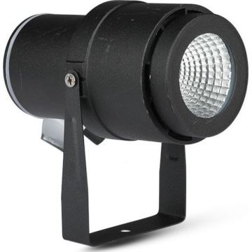 LED Vonkajšia lampa LED/12W/100-240V IP65 čierna - zelené svetlo