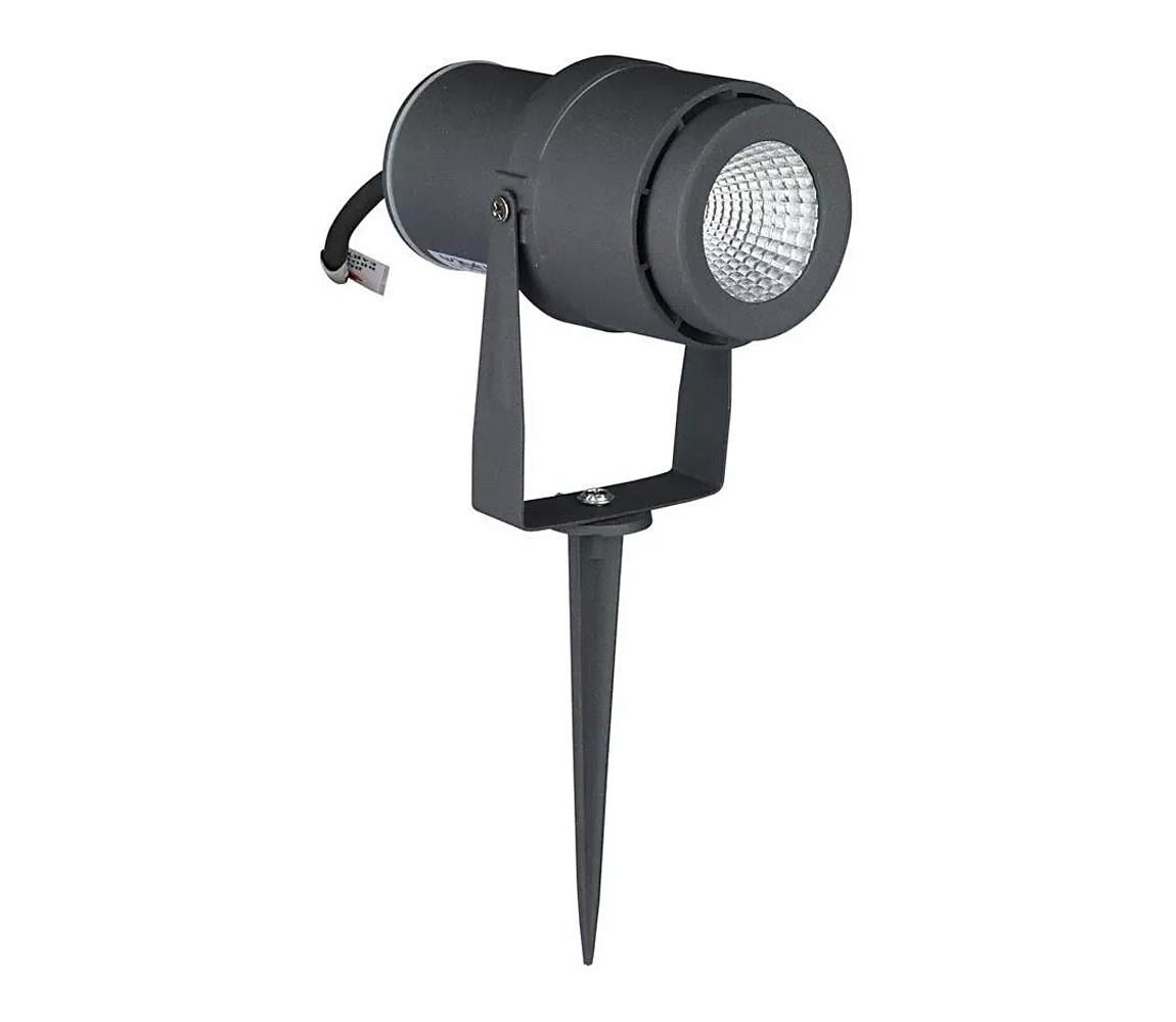 Obrázok V-TAC VT-857 12W LED GARDEN LAMP COLORCODE:GREEN GREY BODY