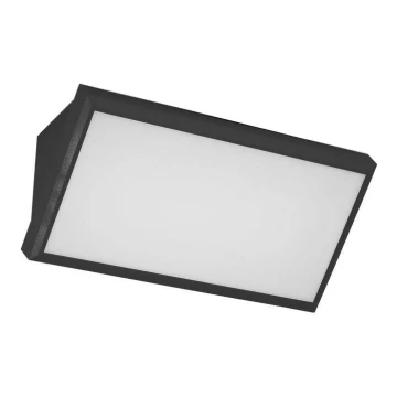 LED Vonkajšie nástenné svietidlo LED/20W/230V 6400K IP65 čierna