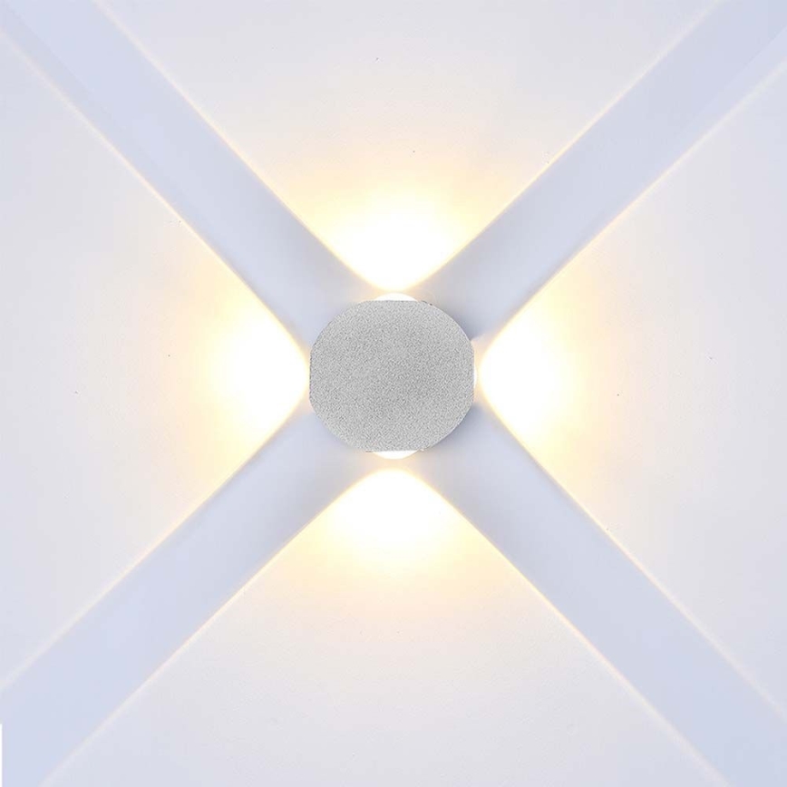 LED Vonkajšie nástenné svietidlo LED/4W/230V 4000K IP54 biela