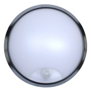 LED Vonkajšie nástenné svietidlo so senzorom LED/15W/230V 4000K IP65