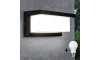 LED Vonkajšie nástenné svietidlo so senzorom soumraku NEELY 1xE27/9W/230V IP54 čierna