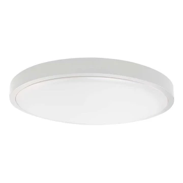 LED Vonkajšie stropné svietidlo so senzorom LED/18W/230V 3000K IP44 biela