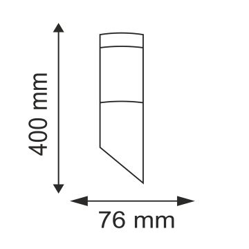 LED Vonkajšie svietidlo LIVIA 1xE27/6W/230V IP44