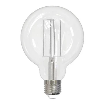 LED Žiarovka BIELY FILAMENT G95 E27/13W/230V 3000K