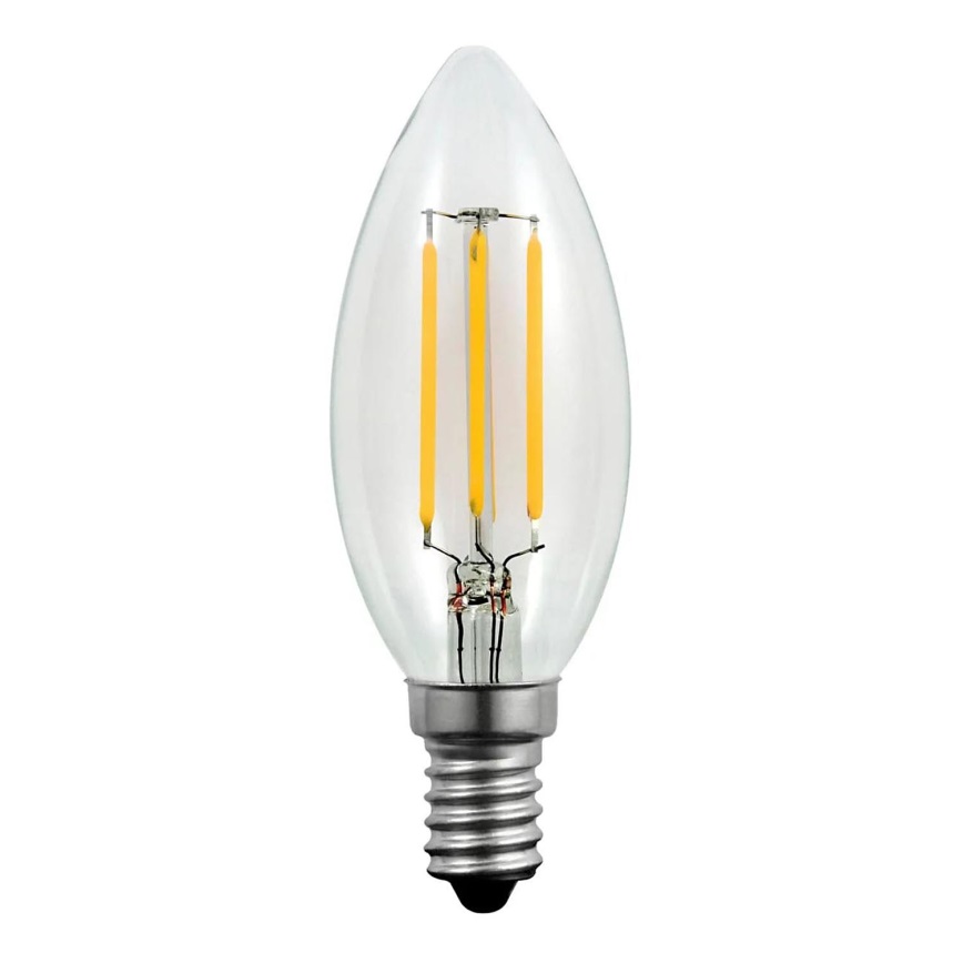 LED Žiarovka C37 E14/4W/230V 3000K