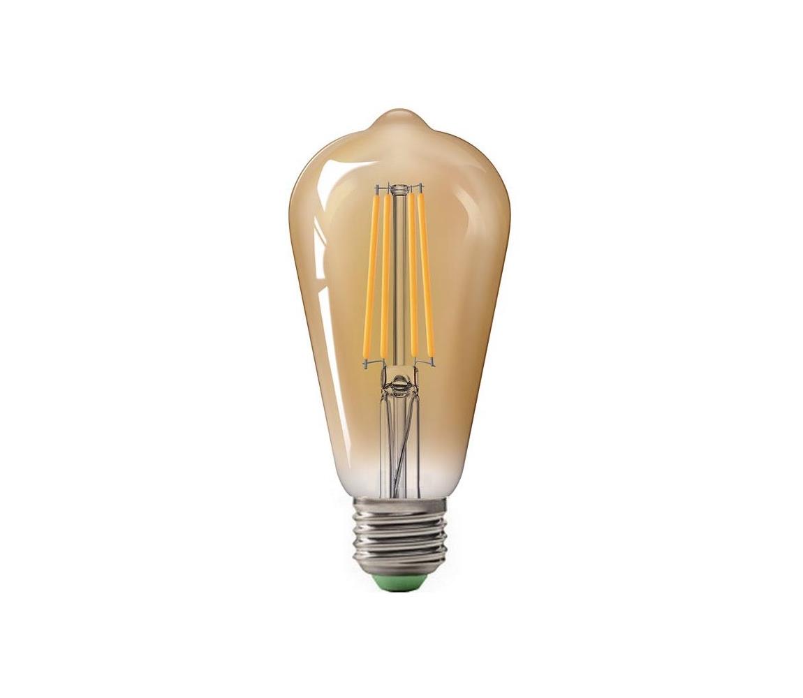 Brilagi LED Žiarovka CLASIC AMBER ST64 E27/10W/230V 2200K - Brilagi 