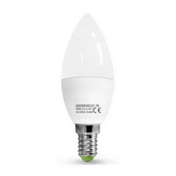 LED Žiarovka ECOLINE C37 E14/7W/230V 3000K -  Brilagi