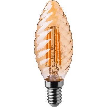 LED Žiarovka FILAMENT AMBER E14/4W/230V 2200K