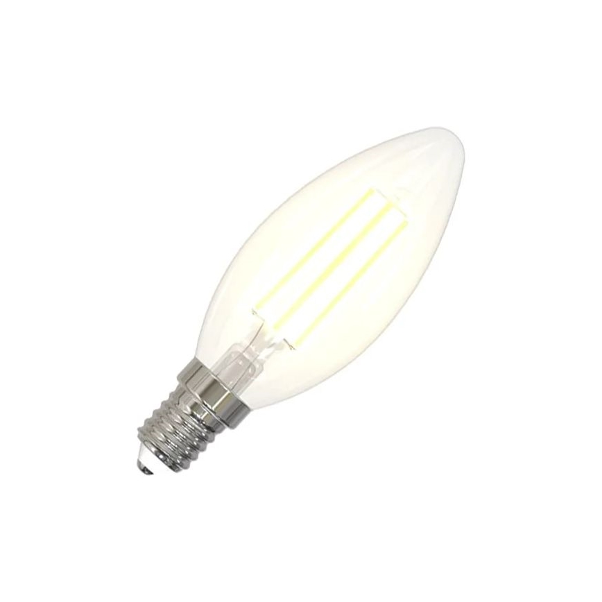 LED Žiarovka BIELY FILAMENT C35 E14/4,5W/230V 3000K