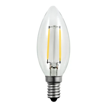 LED Žiarovka FILAMENT C37 E14/2W/230V 3000K