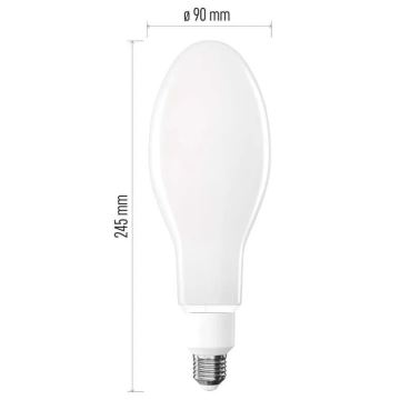 LED Žiarovka FILAMENT ED90 E27/36W/230V 4000K