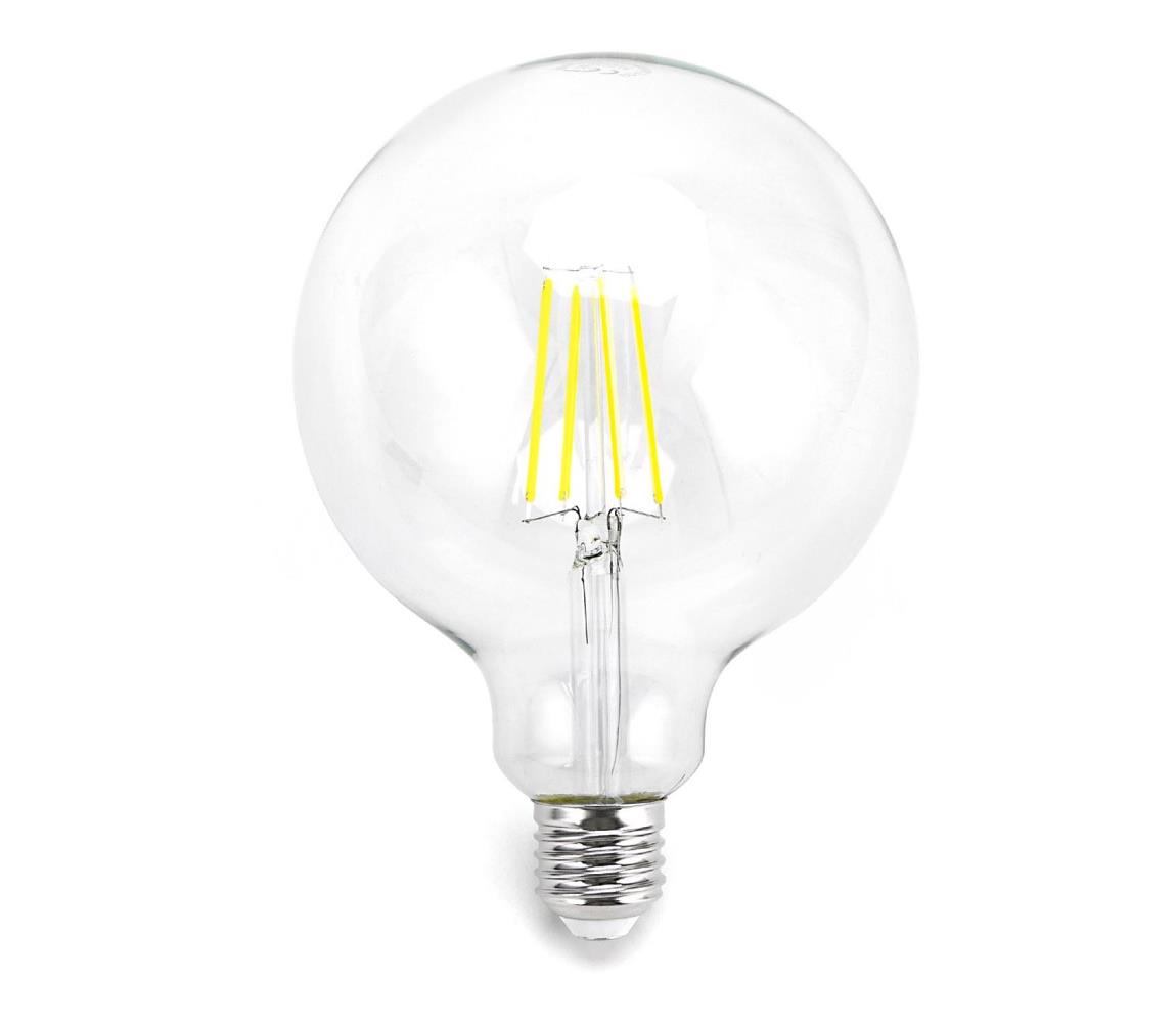  B.V. LED Žiarovka FILAMENT G125 E27/8W/230V 6500K -  