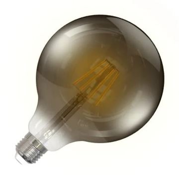 LED Žiarovka FILAMENT SMOKE G125 E27/4W/230V 2000K