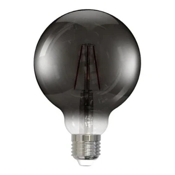 LED Žiarovka FILAMENT SMOKE G95 E27/4W/230V 2000K