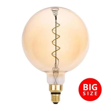 LED Žiarovka FILAMENT SPIRAL VINTAGE G200 E27/4W/230V 2000K