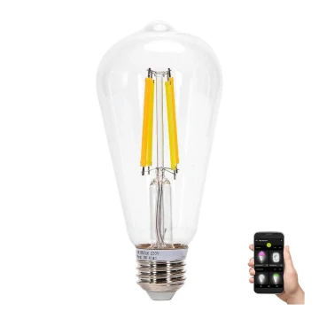 LED Žiarovka FILAMENT ST64 E27/6W/230V 2700-6500K - Aigostar