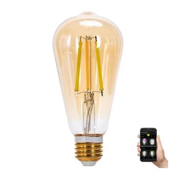 LED Žiarovka FILAMENT ST64 E27/6W/230V 2700-6500K - Aigostar