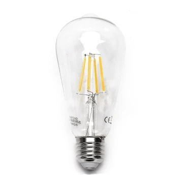 LED Žiarovka FILAMENT ST64 E27/6W/230V 2700K - Aigostar