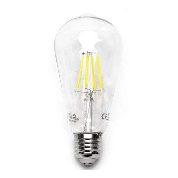 LED Žiarovka FILAMENT ST64 E27/6W/230V 6500K - Aigostar