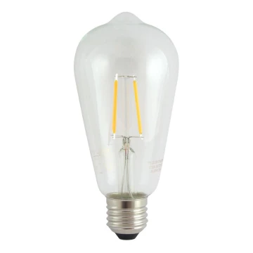 LED Žiarovka FILAMENT VINTAGE ST64 E27/4W/230V 2700K