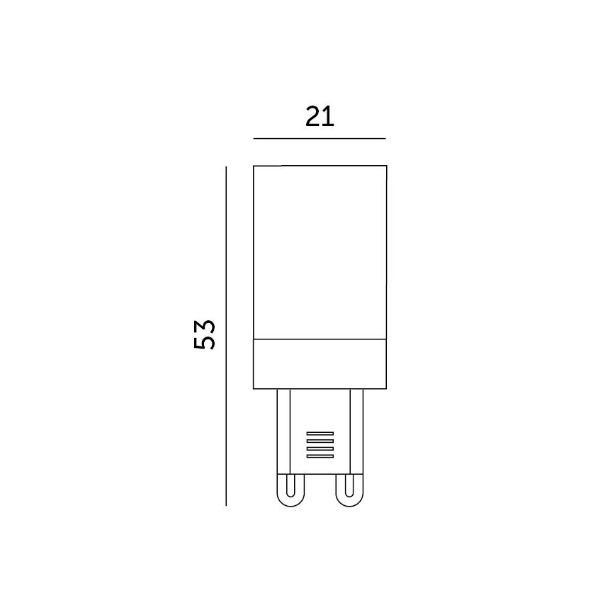 LED Žiarovka G9/3W/230V 6000K 100°