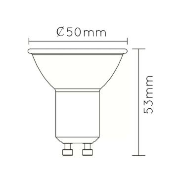 LED Žiarovka GU10/5W/230V - Lucide 49008/05/60