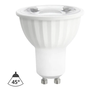 LED Žiarovka GU10/6W/230V 4000K 45° biela