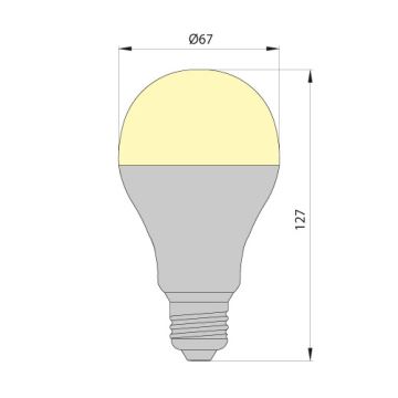 LED Žiarovka LEDSTAR ECO E27/12W/230V