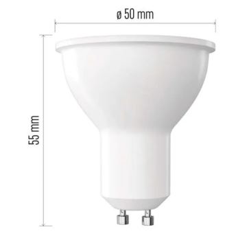 LED Žiarovka MR16 GU10/3W/230V 4000K Energetická trieda A