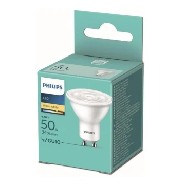 LED Žiarovka Philips GU10/4,7W/230V 2700K