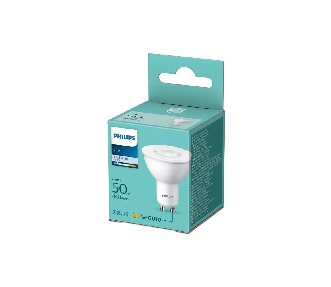 Philips LED Žiarovka Philips GU10/4,7W/230V 4000K 