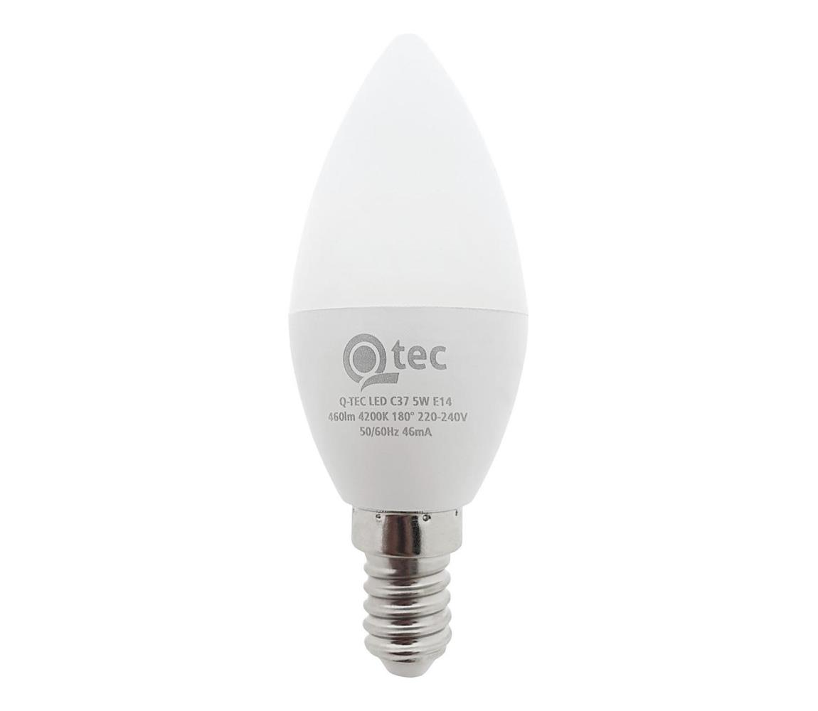  LED Žiarovka Qtec C35 E14/5W/230V 4200K 