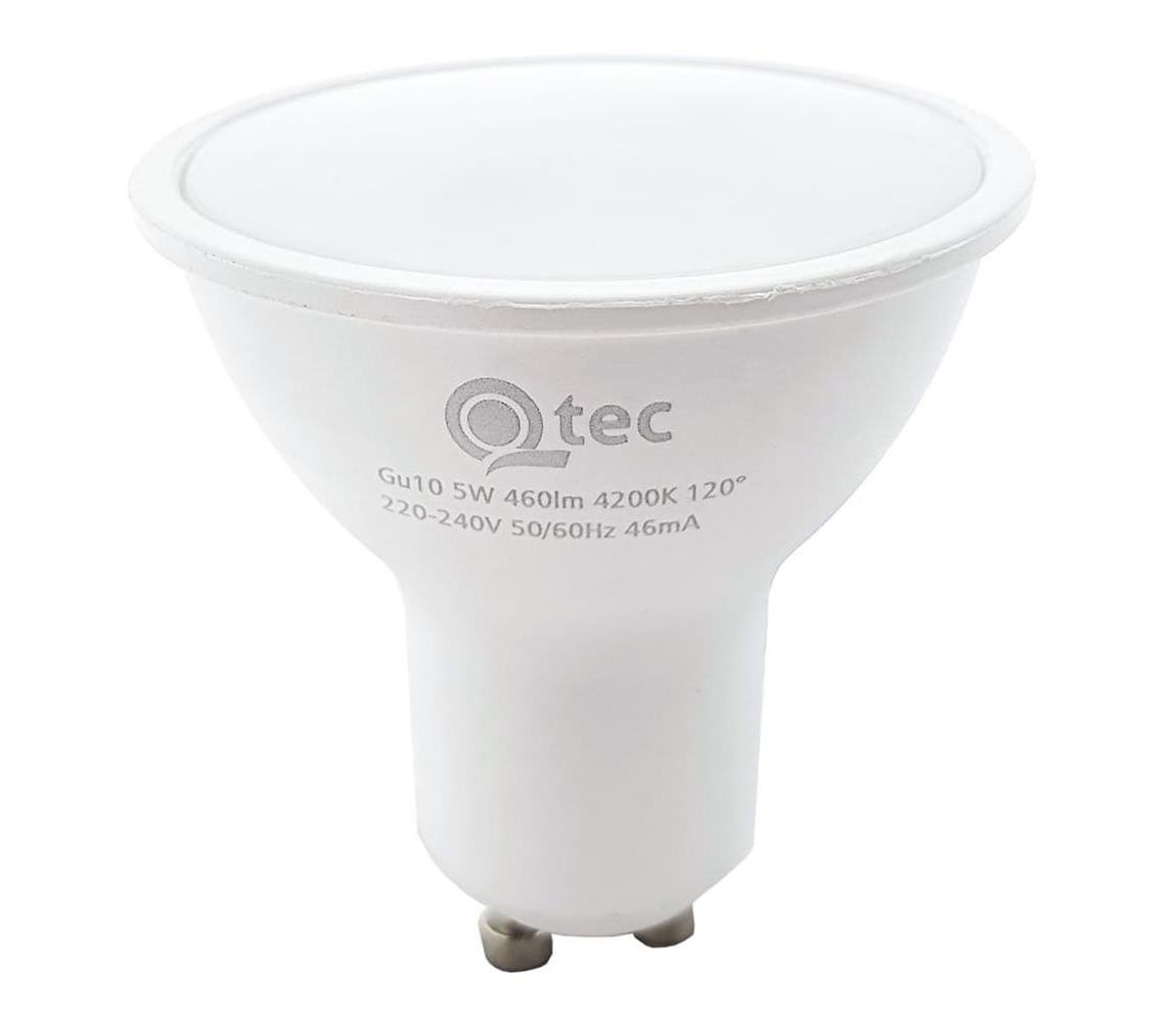  LED Žiarovka Qtec GU10/5W/230V 4200K 